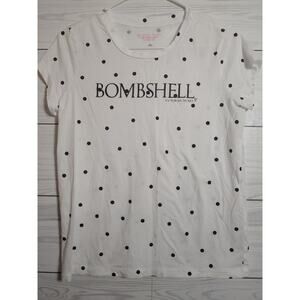 NWOT Womens Victoria Secret Polka Dot Bombshell T-shirt size S